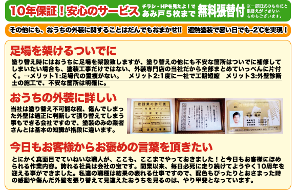 塗装保証